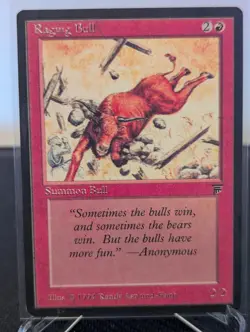 Raging Bull Common Legends Magic: The Gathering Near Mint - Image 1