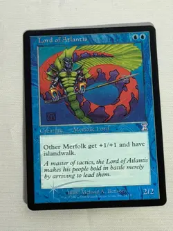 MTG FOIL Lord of Atlantis Timeshifted Magic the Gathering - Image 1
