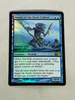 MTG FOIL Master of the Pearl Trident Magic 2013 Magic the Gathering - Image 1