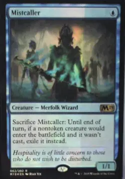 Mistcaller - Core Set 2019: #62, Magic: The Gathering - Foil Lp C255 - Image 1