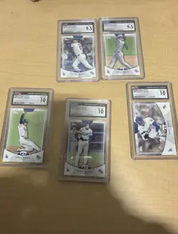 2024 Topps 50/50 Shohei Ohtani CGC 10 & 9.5 Graded Lot - 5 Card Bundle Dodgers - Image 1