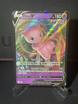 Mew v Fusion Strike Holo Rare Full Art Card 113/264 - NM/M - Image 1
