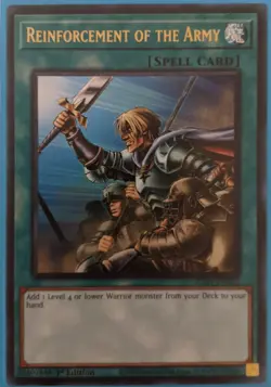 YuGiOh Reinforcement of the Army Ultra Rare RA01-EN051 1st Edition - Image 1