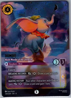 Dumbo - Ninth Wonder of the Universe (Enchanted) 228/204 Fabled - Lorcana - NM - Image 1