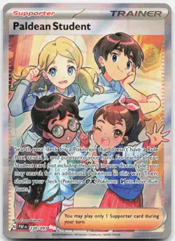 Pokemon TCG Paldean Student SV: Paldean Fates Ultra Rare 230/091 Holo - Image 1