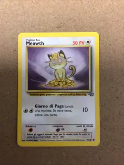 Pokemon TCG Card Jungle set Italian - Meowth 56/64 - Image 1