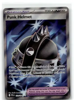 Punk Helmet 121/094 Ultra Rare Phantasmal Flames Pokemon Holo NM - Image 1