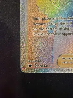 Pokemon TCG Sword & Shield: Marnie 208/202 Secret Rare NM - Image 3