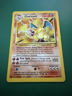 Pokemon TCG Charizard Base Set 2 Holo Unlimited Rare Card 4/130 MP Condition - Image 4