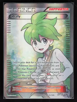 Wally (107 Full Art) Holo Ultra Rare Pokemon XY - Roaring Skies 107/108 MP - Image 1