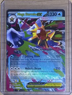 Pokemon TCG Perfect Order Mega Starmie ex 021/088 Double Rare - Image 1
