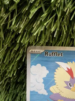 Pokemon Rufflet 154/086 Black Bolt Full Art Holo Illustration NM Condition - Image 2