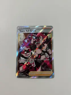 Pokemon TCG: Sword & Shield Base- Team Yell Grunt- Full Art- NM!!!🔥🔥🔥 - Image 1