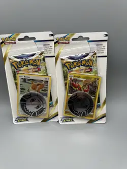 Brilliant Stars Eevee/Flapple Lot of 2 Single pack Checklane Blister Set Booster - Image 1