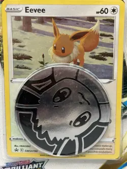 Brilliant Stars Eevee/Flapple Lot of 2 Single pack Checklane Blister Set Booster - Image 3