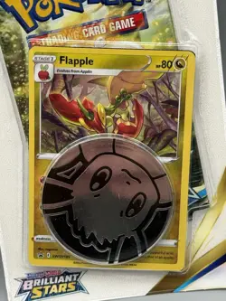 Brilliant Stars Eevee/Flapple Lot of 2 Single pack Checklane Blister Set Booster - Image 5