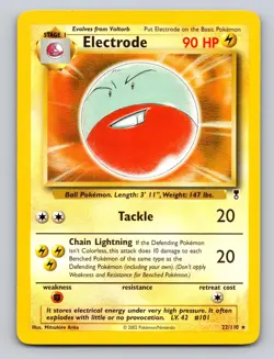 Electrode 22/110 Rare Legendary Collection Pokemon LP - Image 1