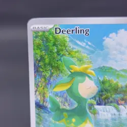 Pokemon TCG Deerling 091/086 Illustration Rare White Flare Near Mint Holo - Image 3