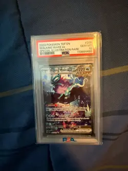 Pokemon TCG Temporal Forces Walking Wake ex 205/162 SIR Holo PSA 10 2024 - Image 1
