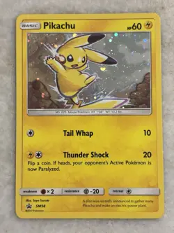 Pokemon TCG Pikachu SM98 Sun & Moon Promos Holo Promo EN 2017 - Image 1