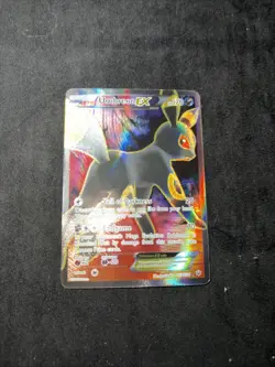 Pokemon TCG Umbreon EX Full Art Ultra Rare Card 119/124 XY Fates Collide - Image 1