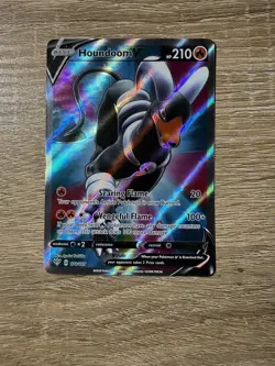 Pokemon TCG Houndoom V 178/189 Darkness Ablaze Full Art Holo - Image 1