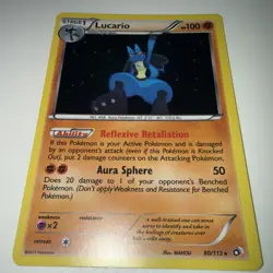 Lucario 80/113 Holo Rare Holo Legendary Treasures Pokemon NM - Image 1