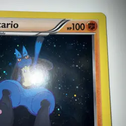 Lucario 80/113 Holo Rare Holo Legendary Treasures Pokemon NM - Image 4