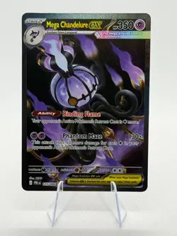 Mega Chandelure EX 115/084 - ME: Pitch Black - English NM - Image 1