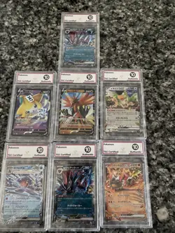 Pokemon Japanese Graded Holo 6-Card Lot Jirachi V Zapdos V Appletun GX 2020 - Image 1