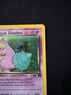 Pokemon Dark Slowbro 12/82 Team Rocket Holo Rare Unlimited 60 HP 2000 English - Image 3