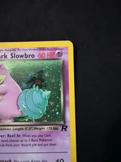 Pokemon Dark Slowbro 12/82 Team Rocket Holo Rare Unlimited 60 HP 2000 English - Image 4