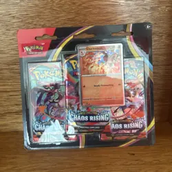 Pokemon TCG XY Chaos Rising 3-Pack Blister 10 Cards Each Charmeleon Promo - Image 1