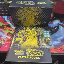 Pokemon Surging Sparks Elite Trainer Box (ETB) Empty Box Insert & Players Guide - Image 1