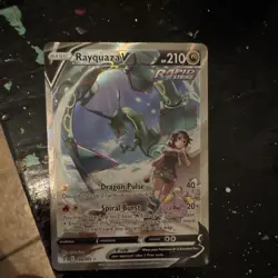 Pokemon Rayquaza V Alternate Full Art 194/203 Evolving Skies Ultra Rare Holo EN - Image 2
