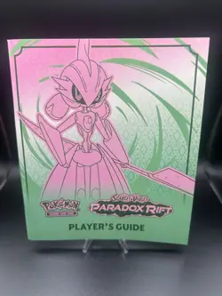 Pokemon TCG Scarlet Violet Paradox Rift Iron Valiant ETB Player's Guide Booklet - Image 1