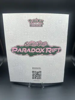 Pokemon TCG Scarlet Violet Paradox Rift Iron Valiant ETB Player's Guide Booklet - Image 2