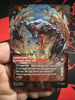 The Leviathan 233/204 Disney Lorcana Enchanted Holofoil From Wilds Unknown NM - Image 1