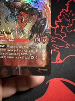 The Leviathan 233/204 Disney Lorcana Enchanted Holofoil From Wilds Unknown NM - Image 4