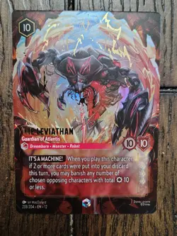 Disney Lorcana ENCHANTED - The Leviathan - Guardian of - Wilds Unknown 233/204 - Image 1
