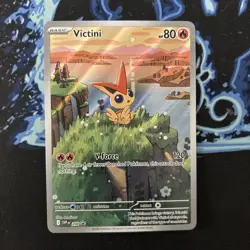 Pokemon TCG Victini 208 Full Art Black Star Promo Black Bolt White Flare - Image 2