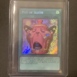 Yu-Gi-Oh! Pot of Sloth Chaos Origins Secret Rare • CORI-EN061 1st Edition - Image 1
