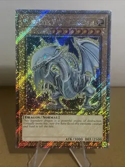 Blue-Eyes White Dragon RA04-EN108 Platinum Secret Rare - 1st Edition Yugioh NM - Image 1