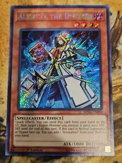 Yugioh Aleister The Invoker SHVA-EN040 SHVA-DE040 Secret 1st NM - Image 1