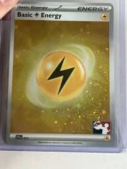 Cosmos Holo - Lightning Energy Pokemon Play! Prize Pack Series 6 SVE012 - Image 1