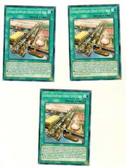 Set Of 3 Gunkan Sushipyard Seaside Supper Spot DAMA-EN058 1st Edition Yugioh - Image 1