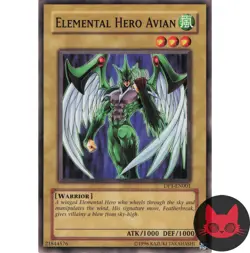Yugioh Elemental HERO Avian DP1-EN001 Common NM - Image 1