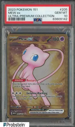 2023 Pokemon 151 Ultra Premium Collection MEW ex 205/165 - PSA 10 GEM MINT - Image 1