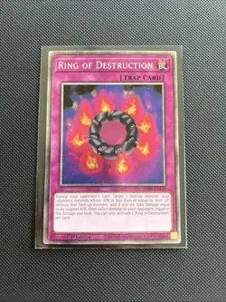 Ring of Destruction Platinum Secret Rare RA04-EN119 Yu-Gi-Oh! - Image 1