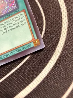 Pot of Sloth (SECRET RARE) CORI-EN061 (MINT) 1st Edition Yu-Gi-Oh! Konami - Image 3